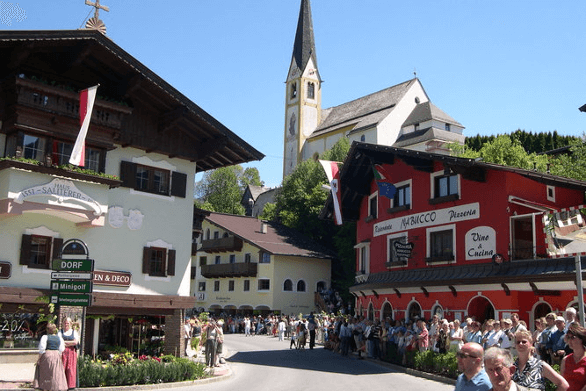 Dorp Kirchberg in Tirol